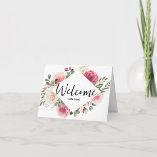 Carte Personnalisé simple Élégante Bienvenue dans l'équi