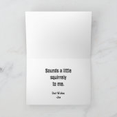 Carte Personnalisé "Sonne Squily to Me" (Intérieur)