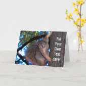 Carte Personnalisé "Sonne Squily to Me" (Fleur jaune)