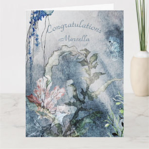 Carte Personnalisé sous le littoral marin