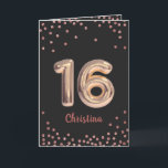 Carte Personnalisé Sweet 16 Happy 16th Birthday Parties<br><div class="desc">Personnalisé Sweet 16 Happy 16th Birthday Parties scintillant</div>