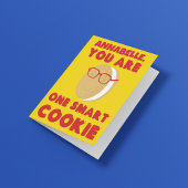 Carte Personnalisé Un Cookie Intelligent Félicats de Gra