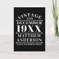 Personnalisé Vintage Vieilli à la Perfection
