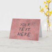 Carte personnalisée (Fleur jaune)