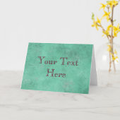 Carte personnalisée (Fleur jaune)