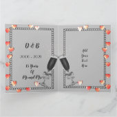 Carte personnalisée 15e année Crystal Anniversary (Intérieur)