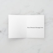 Carte personnalisée 18 ans (Intérieur)