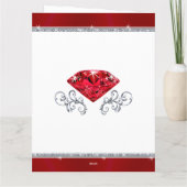 Carte personnalisée 40e anniversaire pour son GRAN (Dos)