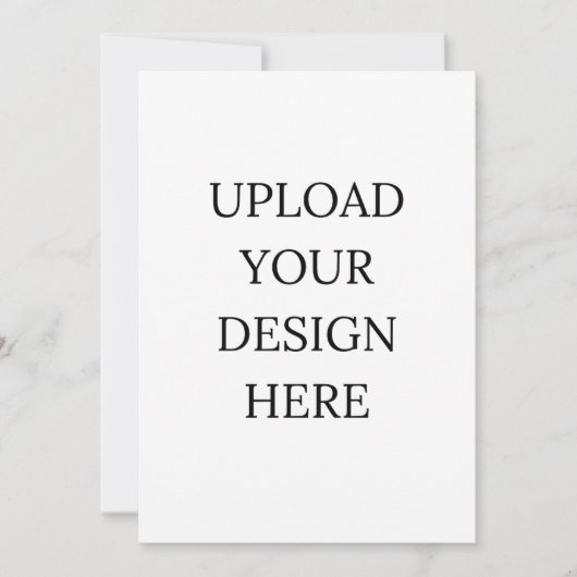 Carte personnalisée 5 x 7 pouces (Devant)