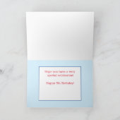 Carte personnalisée 5e anniversaire ! (Intérieur)