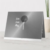 Carte personnalisée 70 ans Golf (Dos)