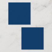 Carte personnalisée à motif plat - Élégante et per (Devant / Derrière)