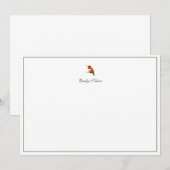 Carte personnalisée Allen's Hummingbird Note Card (Devant / Derrière)