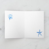 Carte personnalisée avec silhouette d'étoile de me (Intérieur)