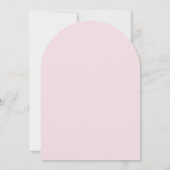 Carte Personnalisée Baptême Fille (Dos)