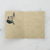 Carte personnalisée Campbell Badge & Tartan (Intérieur)