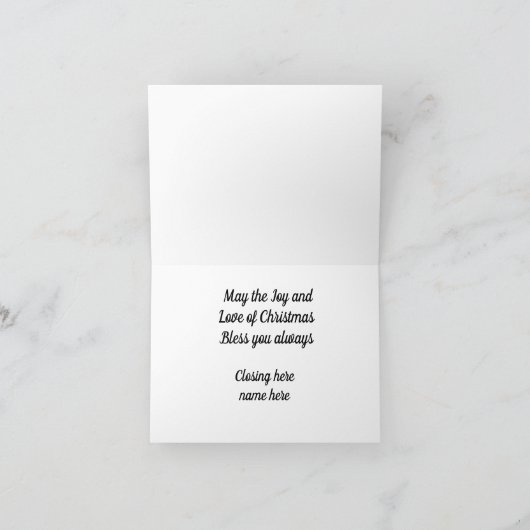 Carte personnalisée Christmas North Star 1 (Intérieur)