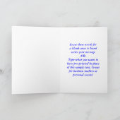 Carte personnalisée Croisière (Intérieur)