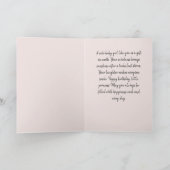 Carte personnalisée - Cute Hippo Princesse Anniver (Intérieur)