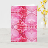 Carte personnalisée d'anniversaire de mariage pour (Fleur jaune)