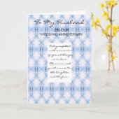 Carte personnalisée d'anniversaire de mariage pour (Fleur jaune)