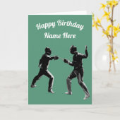 Carte personnalisée de clôture (Fleur jaune)