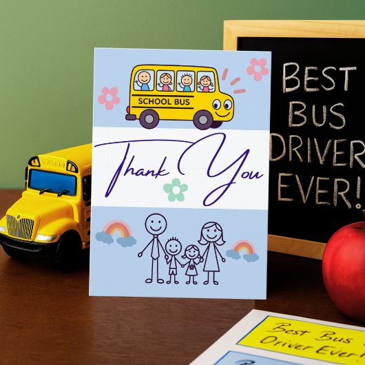 Carte Personnalisée de Conducteur d'Autobus par un