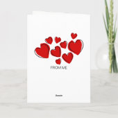 Carte personnalisée de félicitations pour le jour (Dos)