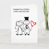 Carte personnalisée de félicitations pour le jour (Devant)