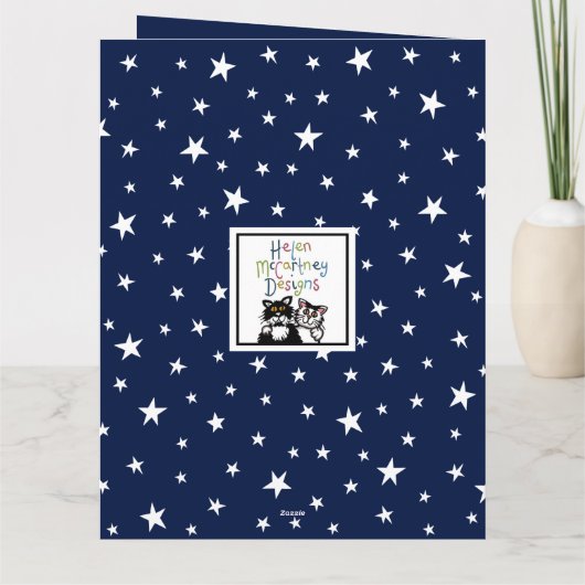 Carte personnalisée de fête des mères Spaceman Ast (Dos)