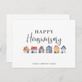 Carte personnalisée de Housiversary pour Kelly (Devant / Derrière)