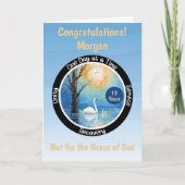 Carte personnalisée de jalons de sobriété | Carte (Devant)