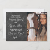 Carte personnalisée de la fête des mères avec phot (Devant)