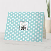 Carte personnalisée de la fête des mères chien sau (Dos)