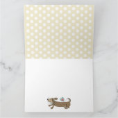 Carte personnalisée de la fête des mères chien sau (Intérieur)