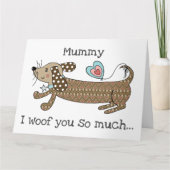 Carte personnalisée de la fête des mères pour chie (Devant)