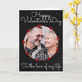 Carte personnalisée de la Saint-Valentin avec pail (Fleur jaune)