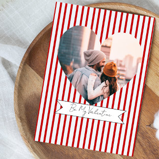 Carte personnalisée de la Saint-Valentin avec phot