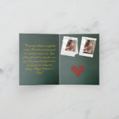Carte personnalisée de la Saint-Valentin avec phot (Intérieur)