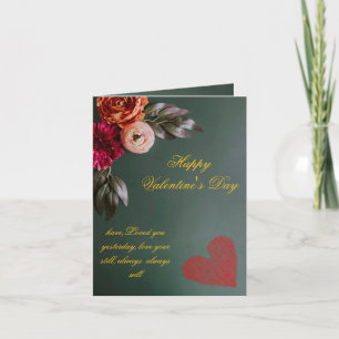 Carte personnalisée de la Saint-Valentin avec phot