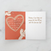 Carte personnalisée de la Saint-Valentin Jésus vou (Intérieur)