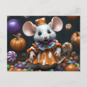 carte personnalisée de l'halloween de souris migno (Devant)