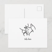 Carte personnalisée de maman Merci (Devant / Derrière)