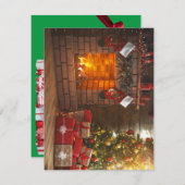 Carte personnalisée de Noël (Devant / Derrière)