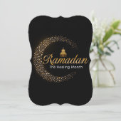 Carte personnalisée de vacances Ramadan Kareem (Debout devant)