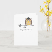 Carte personnalisée d'obtention du diplôme (Fleur jaune)