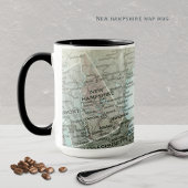 Carte personnalisée du New Hampshire | Mug Coastal