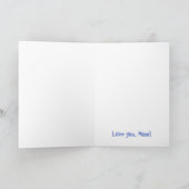 Carte personnalisée "Enfant d'or" (Intérieur)