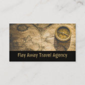 Carte personnalisée et photo de boussole (Devant)