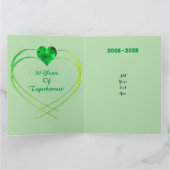 Carte personnalisée Happy 20e anniversaire de Mari (Intérieur)